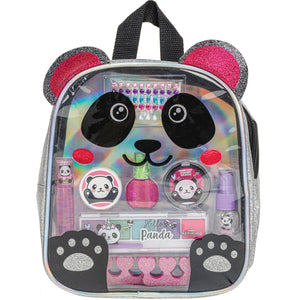 Townley Girl Panda Makeup Set, 7 Pieces, Gray, for Child Ages 3+