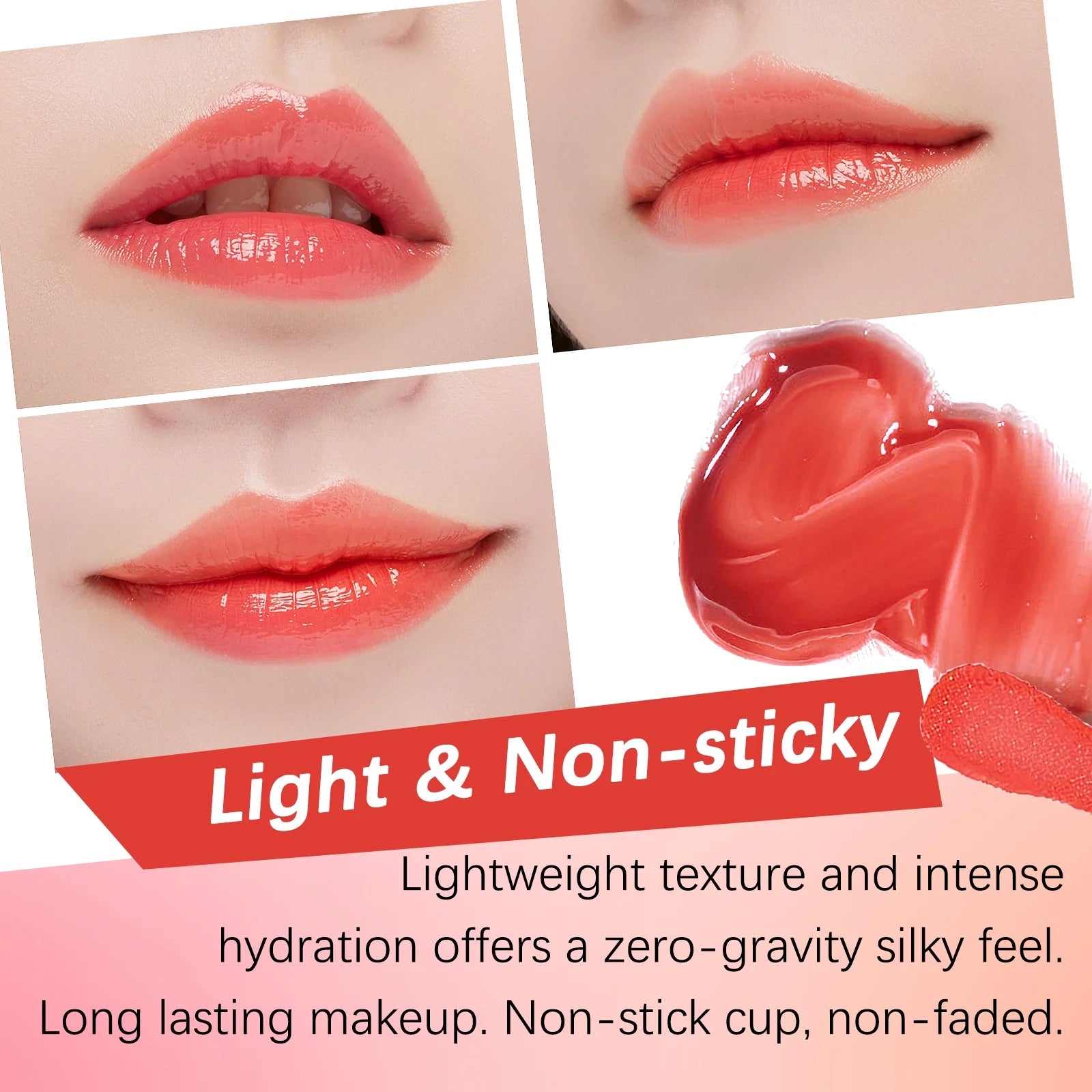 Lip Glow Oil Set, Long Lasting Hydrating Lip Gloss Tinted Lip Balm, Tinting Lip Care Oil for Dry Lip 5 Pcs