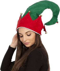 3 Pack - Plush Christmas Holiday Dress up Hats- Christmas Hats - Tree Hat - Santa Hat - Elf Hat