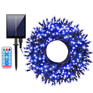 500/1000 LED Solar Christmas Lights with Remote Outdoor Solar String Light Waterproof Solar Fairy Light for Tree Garden Decor