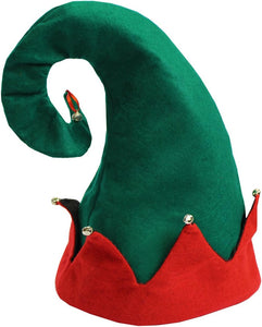 3 Pack - Plush Christmas Holiday Dress up Hats- Christmas Hats - Tree Hat - Santa Hat - Elf Hat