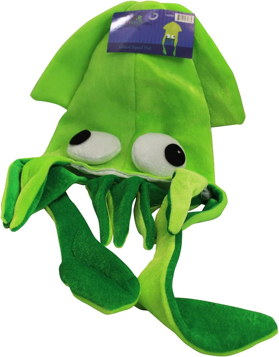 Squid Hat - Funny Fun and Crazy Hats in Many Styles