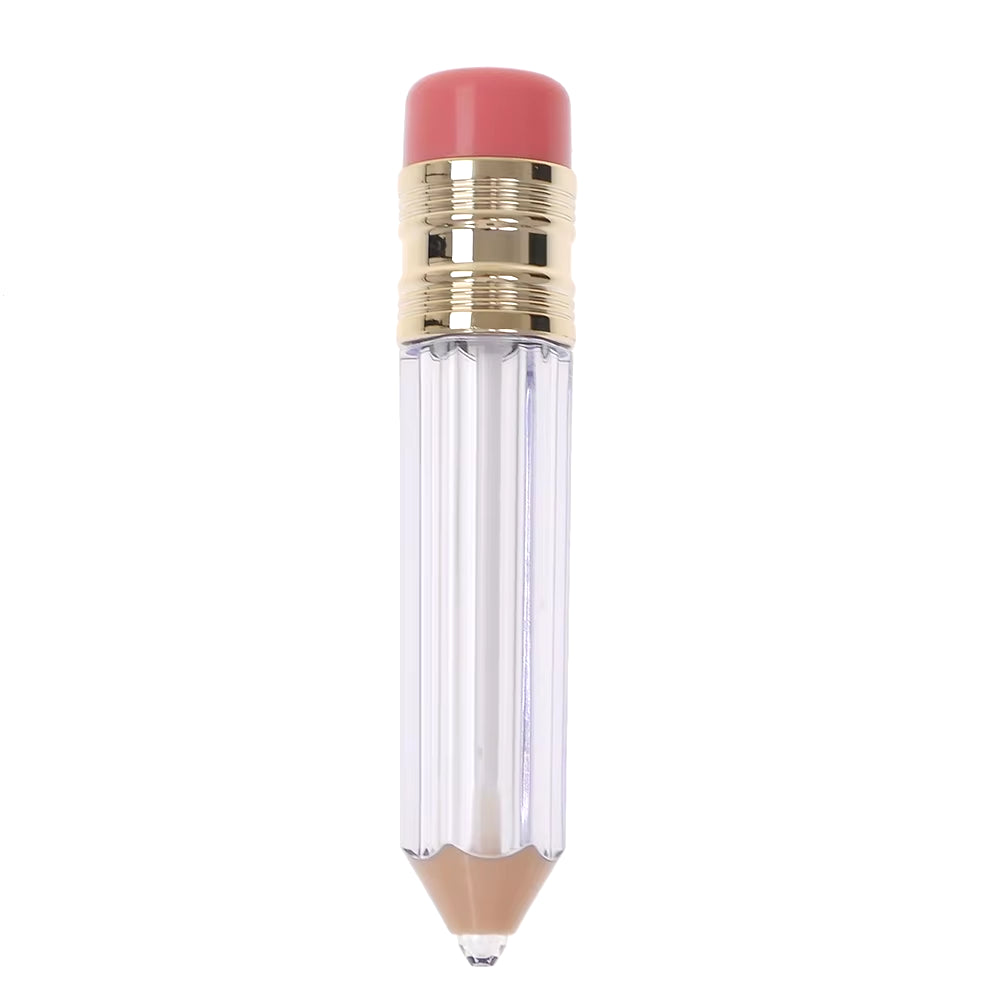 5Pcs 5Ml Empty Lip Gloss Tube Container Clear Lip Balm Tubes Pencil Shape Lipstick Refillable Bottles Lipgloss Packing Bottles