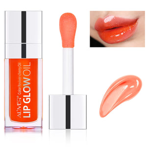 Lip Glow Oil Set, Long Lasting Hydrating Lip Gloss Tinted Lip Balm, Tinting Lip Care Oil for Dry Lip 5 Pcs