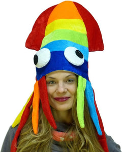 Squid Hat - Funny Fun and Crazy Hats in Many Styles