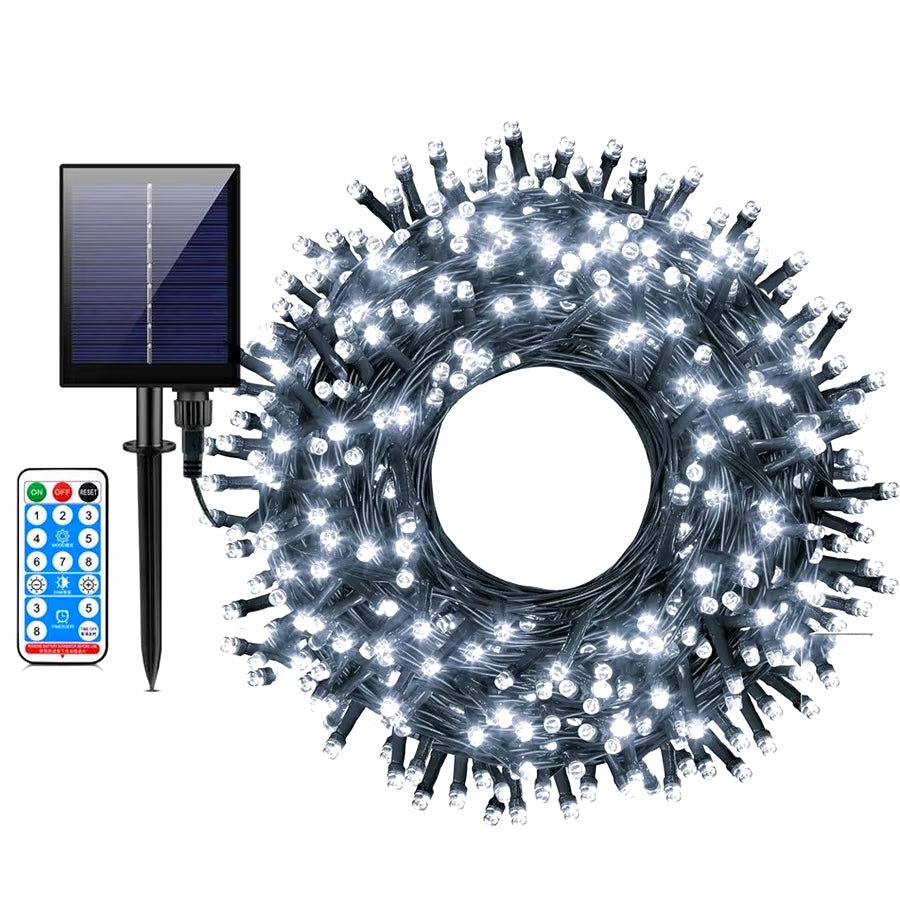 500/1000 LED Solar Christmas Lights with Remote Outdoor Solar String Light Waterproof Solar Fairy Light for Tree Garden Decor