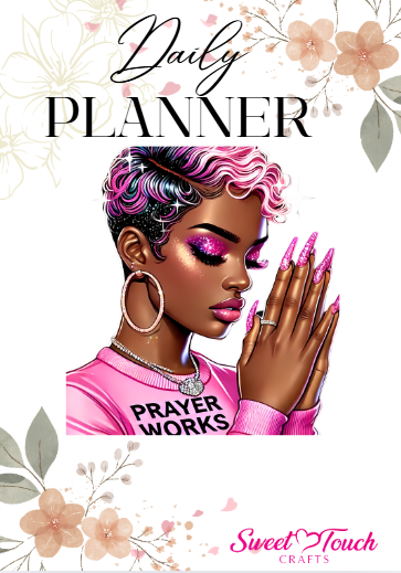 Digital Planner - Prayer Changes Things - Pink