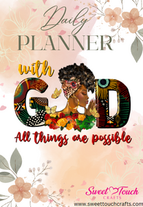 Digital Planner - With God All Things Are Possible - GOD