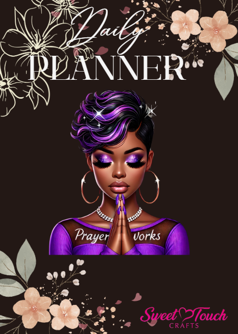 Digital Planner - Prayer Changes Things - purple