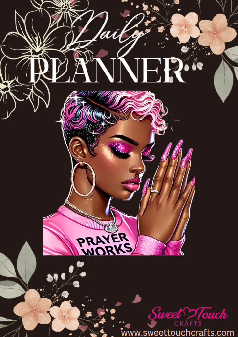 Digital Planner - Prayer Changes Things - Pink