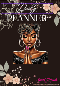 Digital Planner - Prayer Changes Things - Black