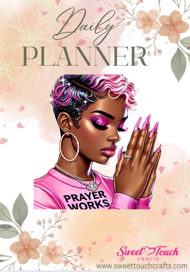 Digital Planner - Prayer Changes Things - Pink