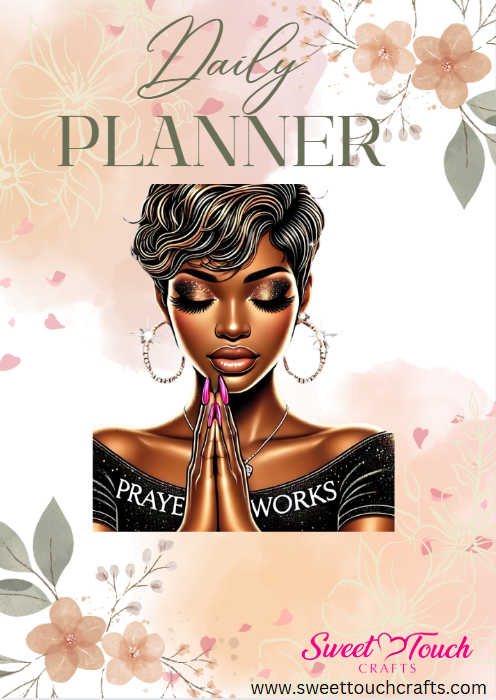 Digital Planner - Prayer Changes Things - Black