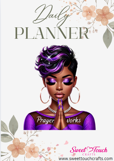 Digital Planner - Prayer Changes Things - purple