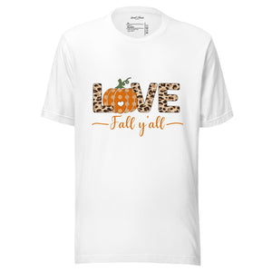 TShirt-FALL-Love Lepard design Comfortable 100% Cotton Unisex