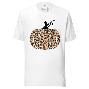 TShirt-FALL-Pumpkin Lepard Comfortable 100% cotton T Shirt