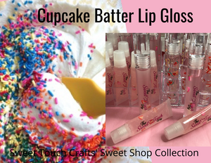 Lip Gloss - 10ml squeeze tube - Cake Batter scented