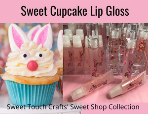 Lip Gloss - 10ml squeeze tube - Sweet Cupcake scented