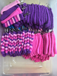 WHOLESALE - Handmade Crochet Lip Gloss Key Chains