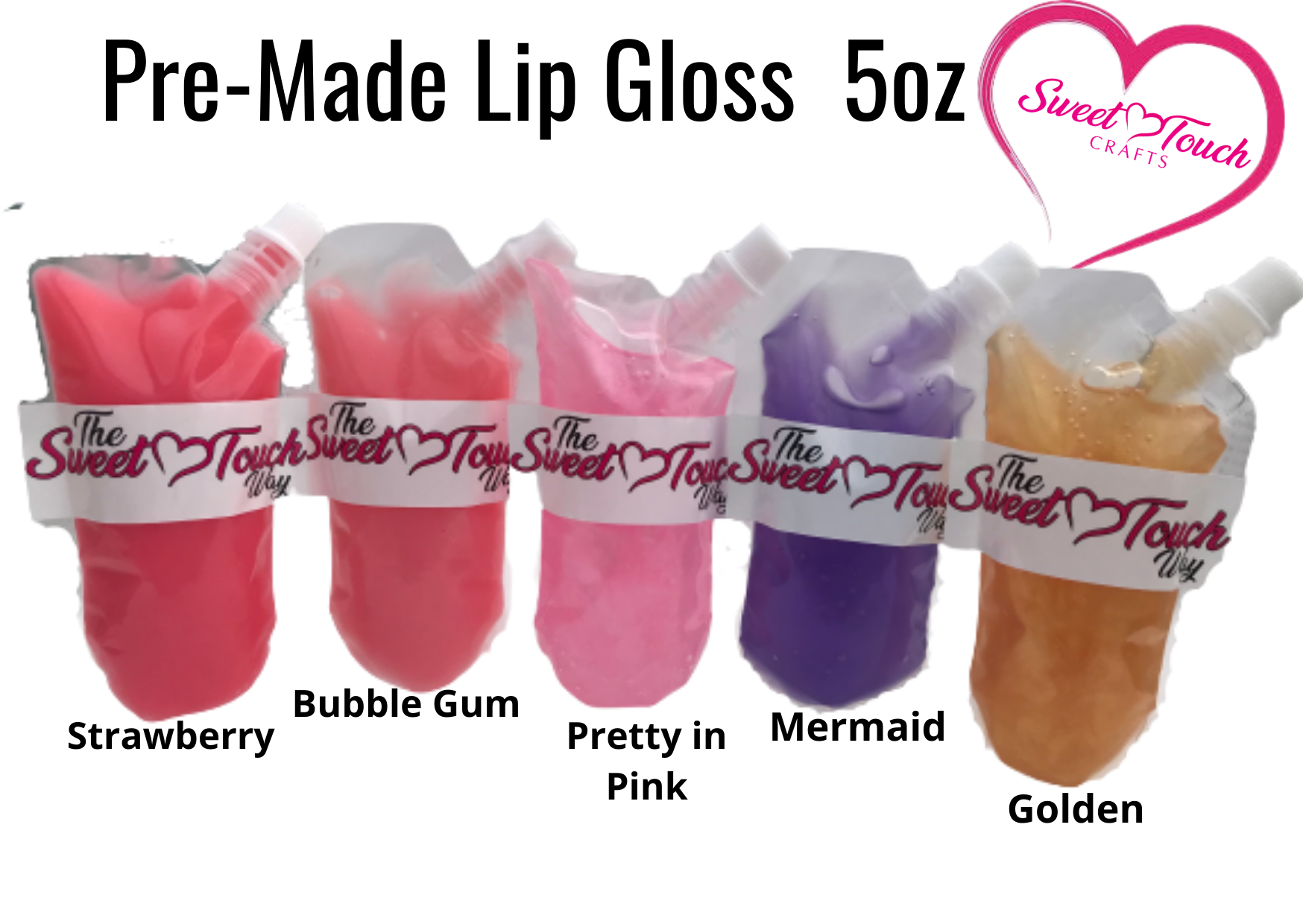 Pre-Made Lip Gloss 5oz - Start Your Own Business