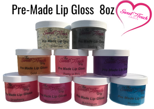 Pre-Made Lip Gloss 8oz - Start Your Own Business