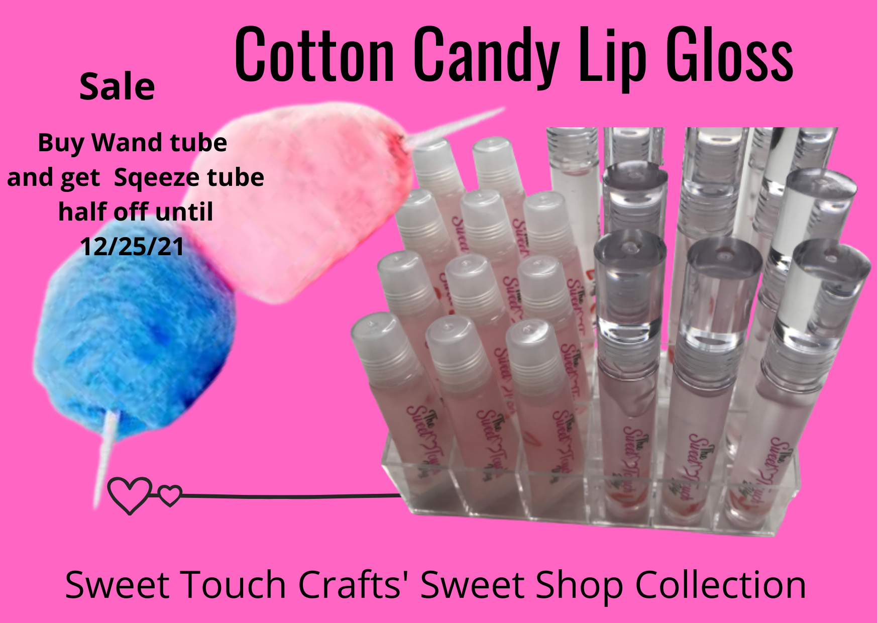 WHOLESALE Lip Gloss - Clear Fruit Wand Tubes- no logo