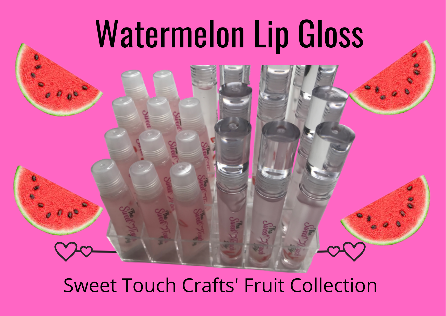 WHOLESALE Lip Gloss - Clear Fruit Wand Tubes- no logo