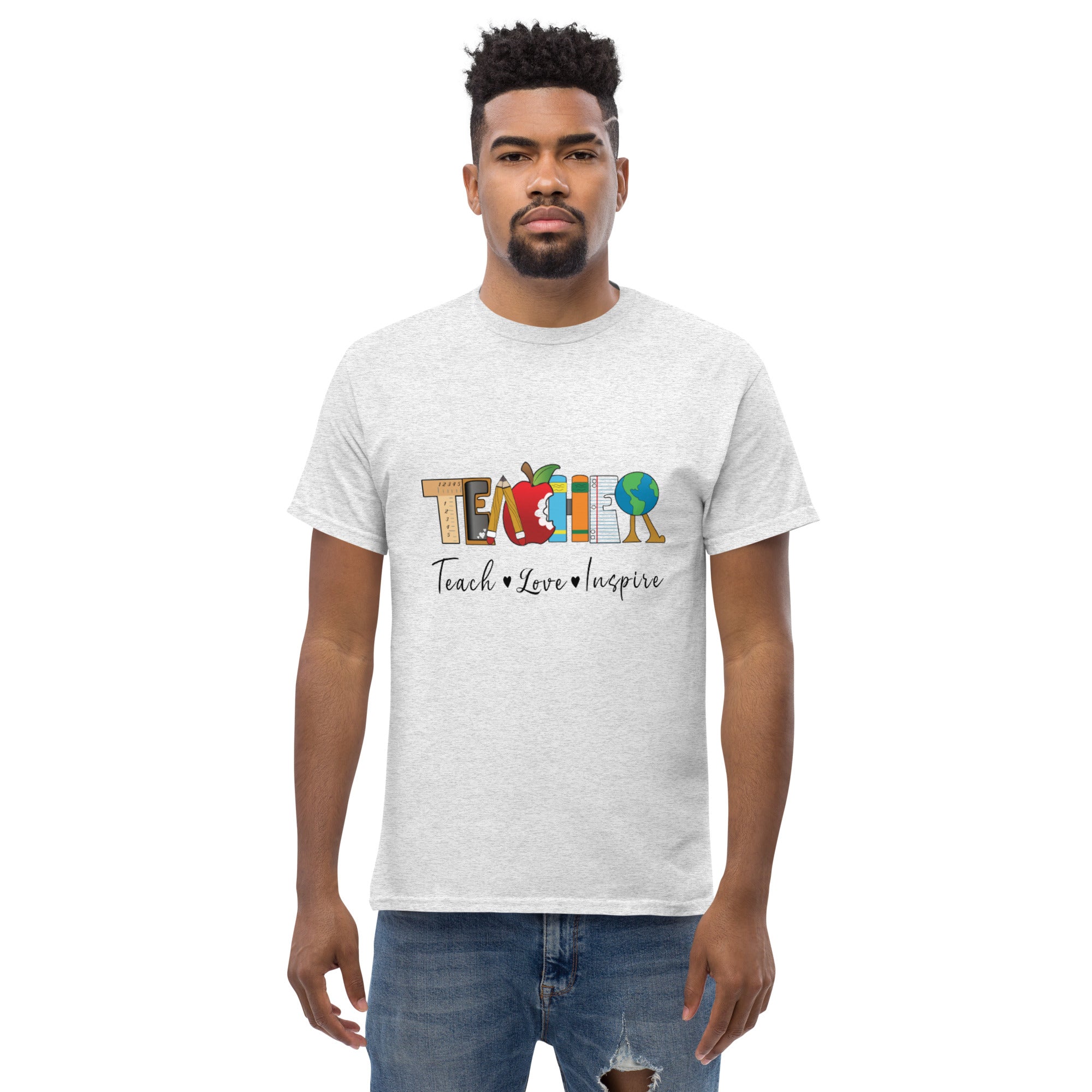 TShirt-Teacher (TEACHER DESIGN) Men's Relaxed