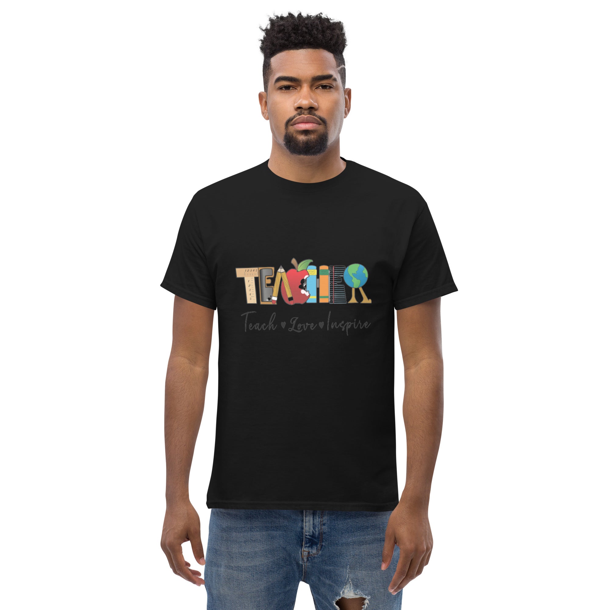 TShirt-Teacher (TEACHER DESIGN) Men's Relaxed