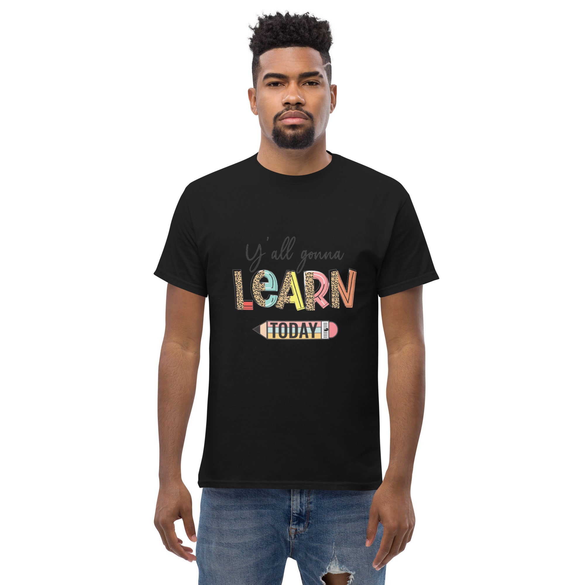 TShirt-Teacher (YOU'LL GONNA LEARN DESIGN) Men's Relaxed