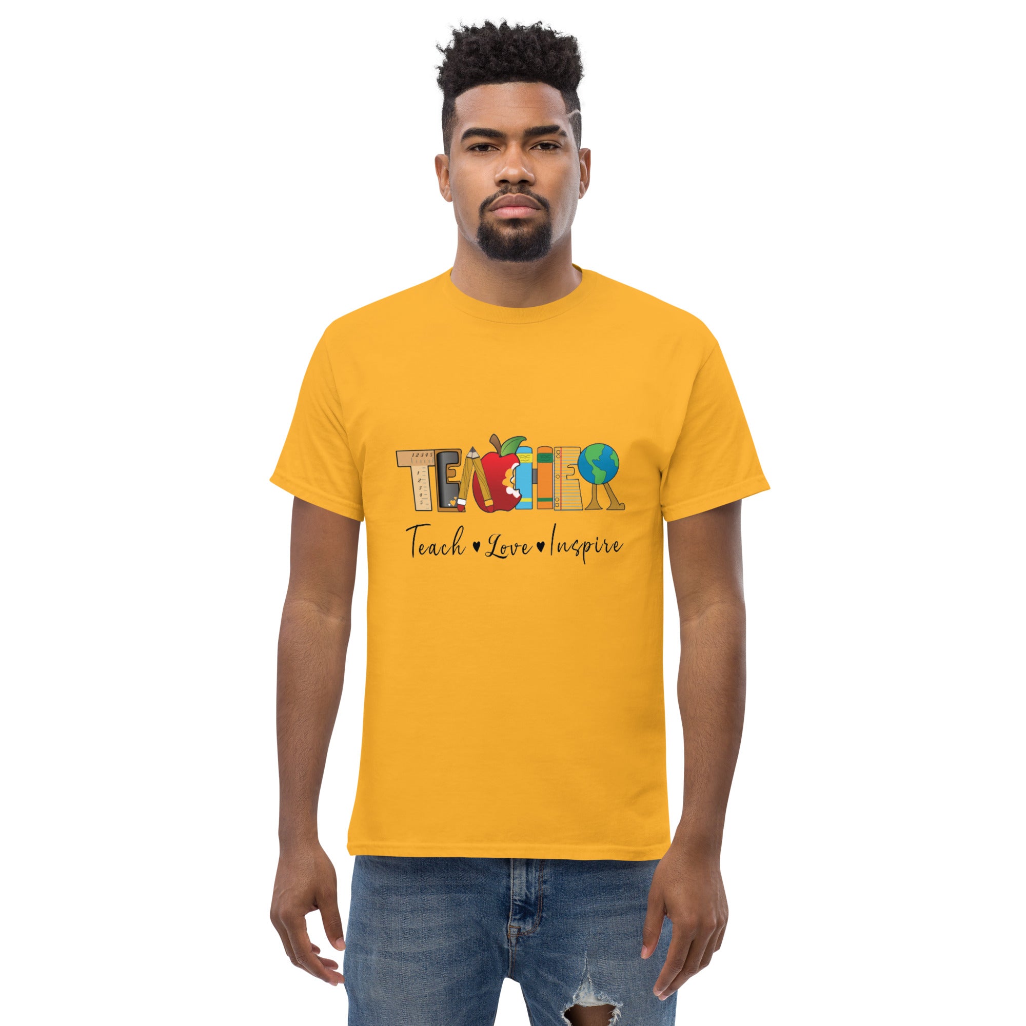 TShirt-Teacher (TEACHER DESIGN) Men's Relaxed