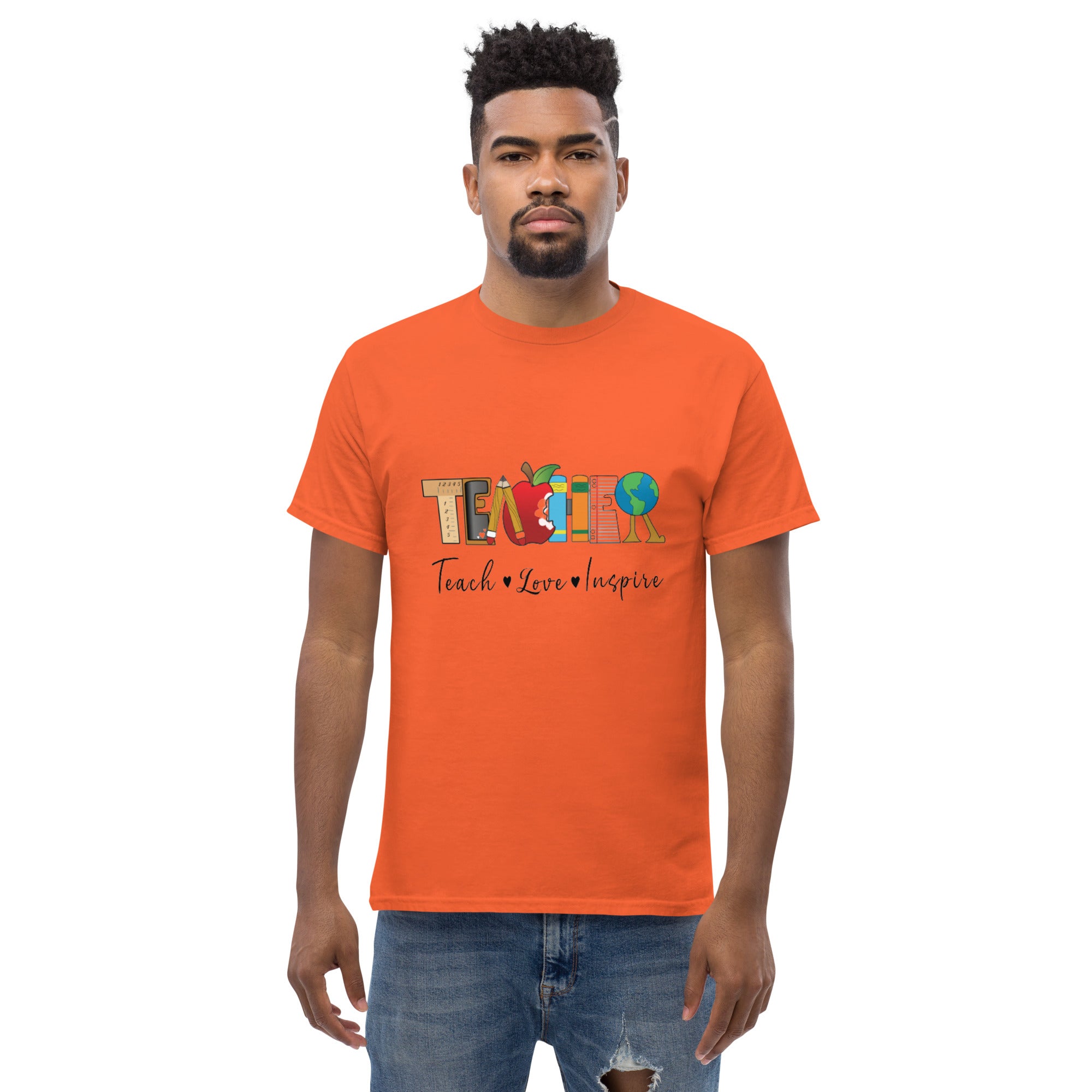 TShirt-Teacher (TEACHER DESIGN) Men's Relaxed