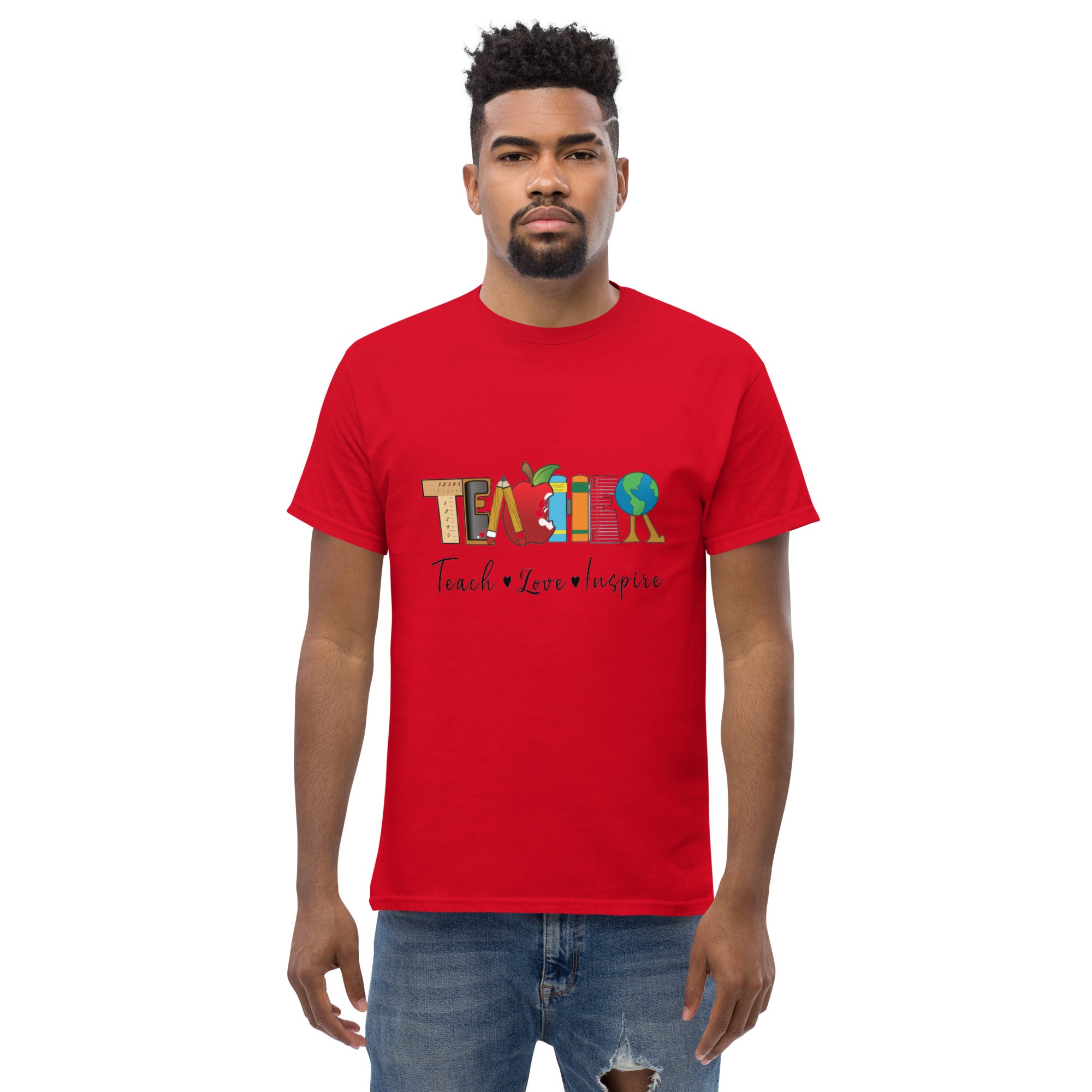 TShirt-Teacher (TEACHER DESIGN) Men's Relaxed