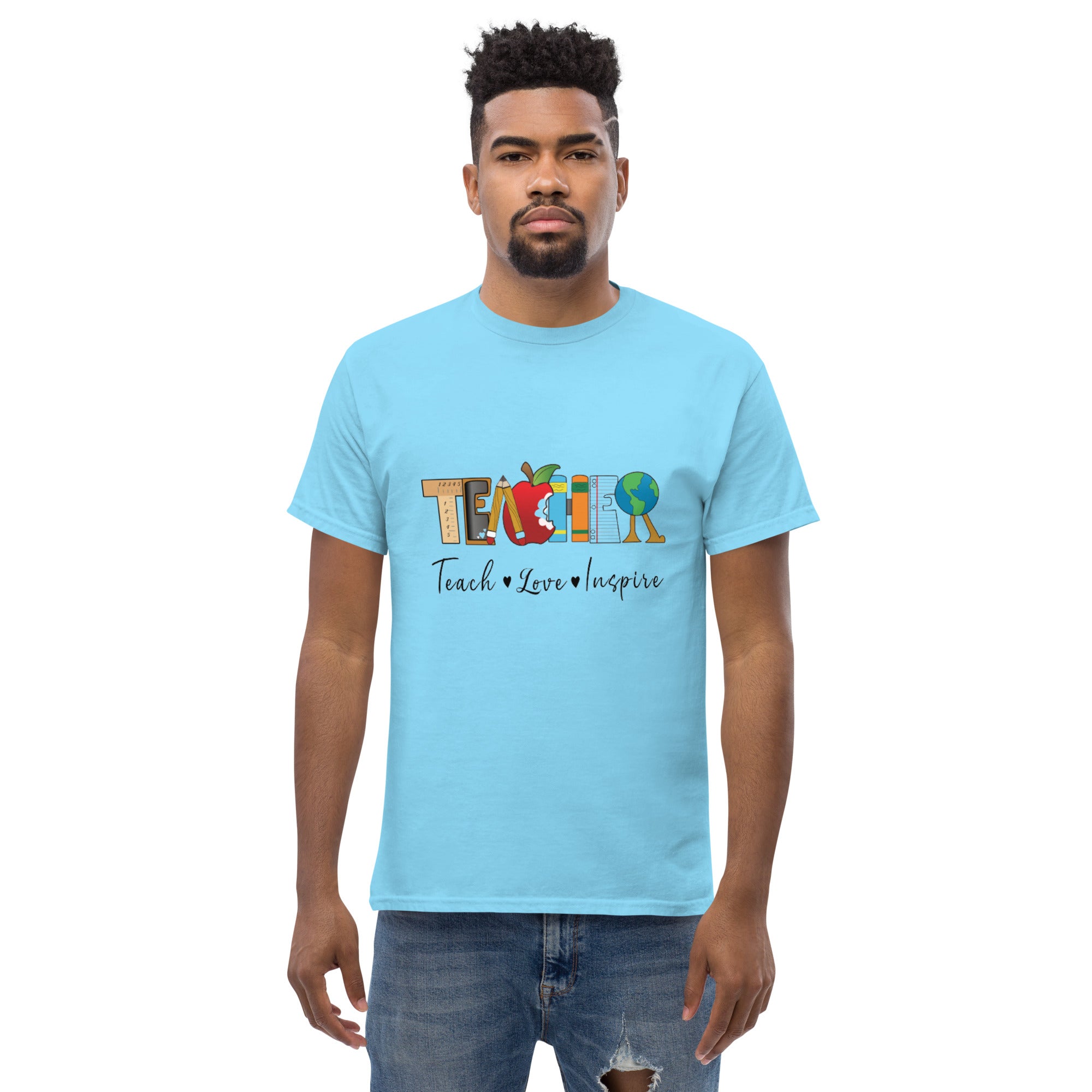 TShirt-Teacher (TEACHER DESIGN) Men's Relaxed