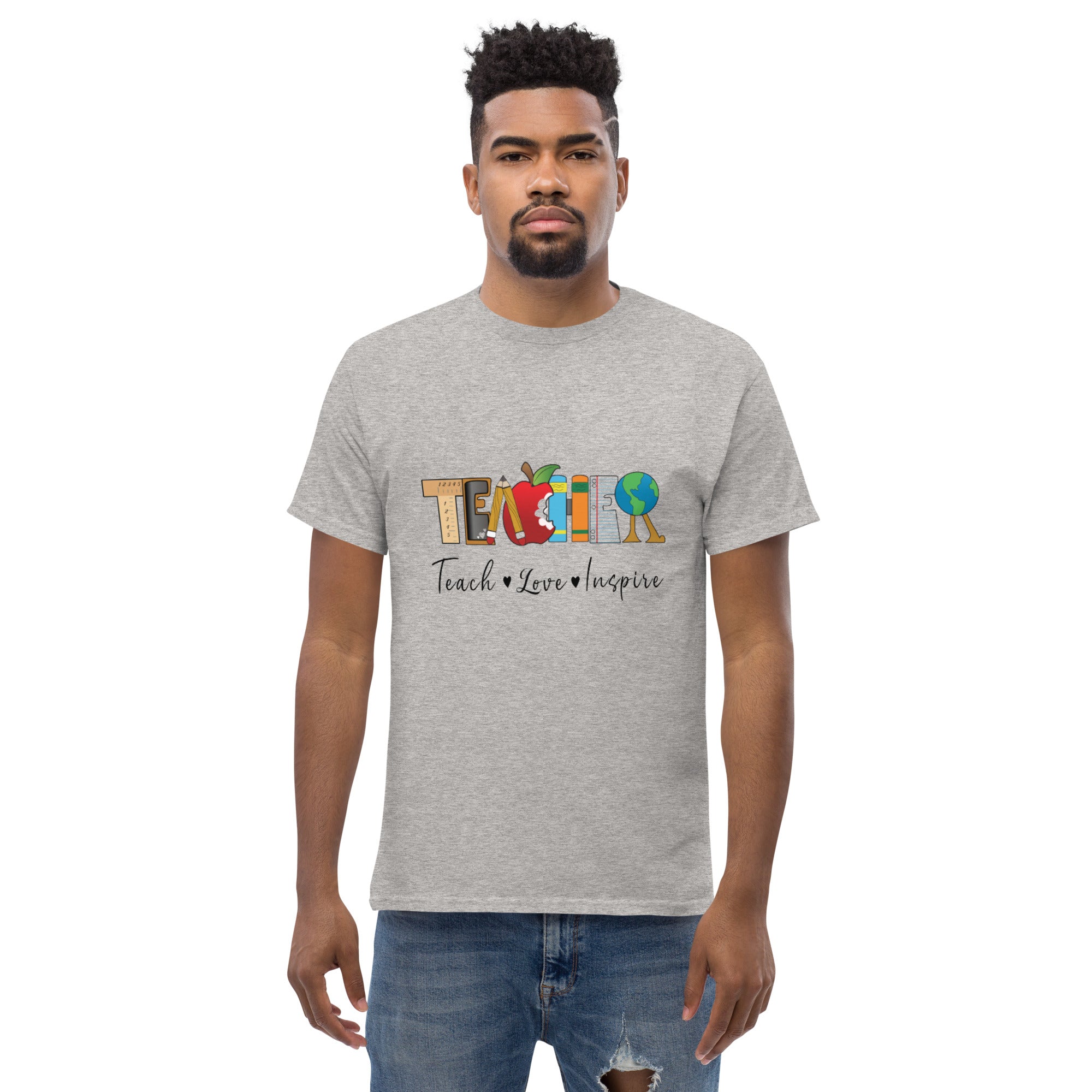 TShirt-Teacher (TEACHER DESIGN) Men's Relaxed