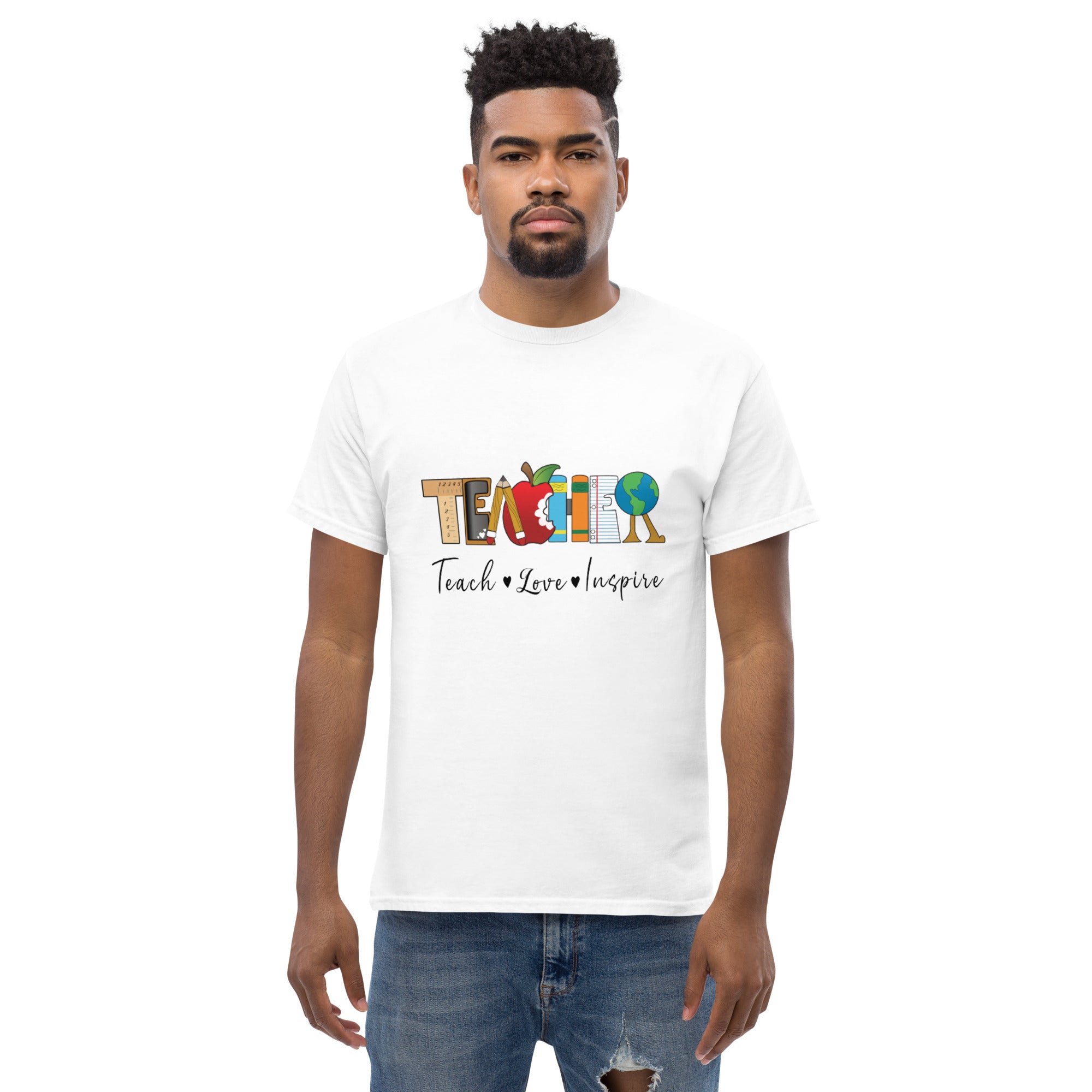 TShirt-Teacher (TEACHER DESIGN) Men's Relaxed