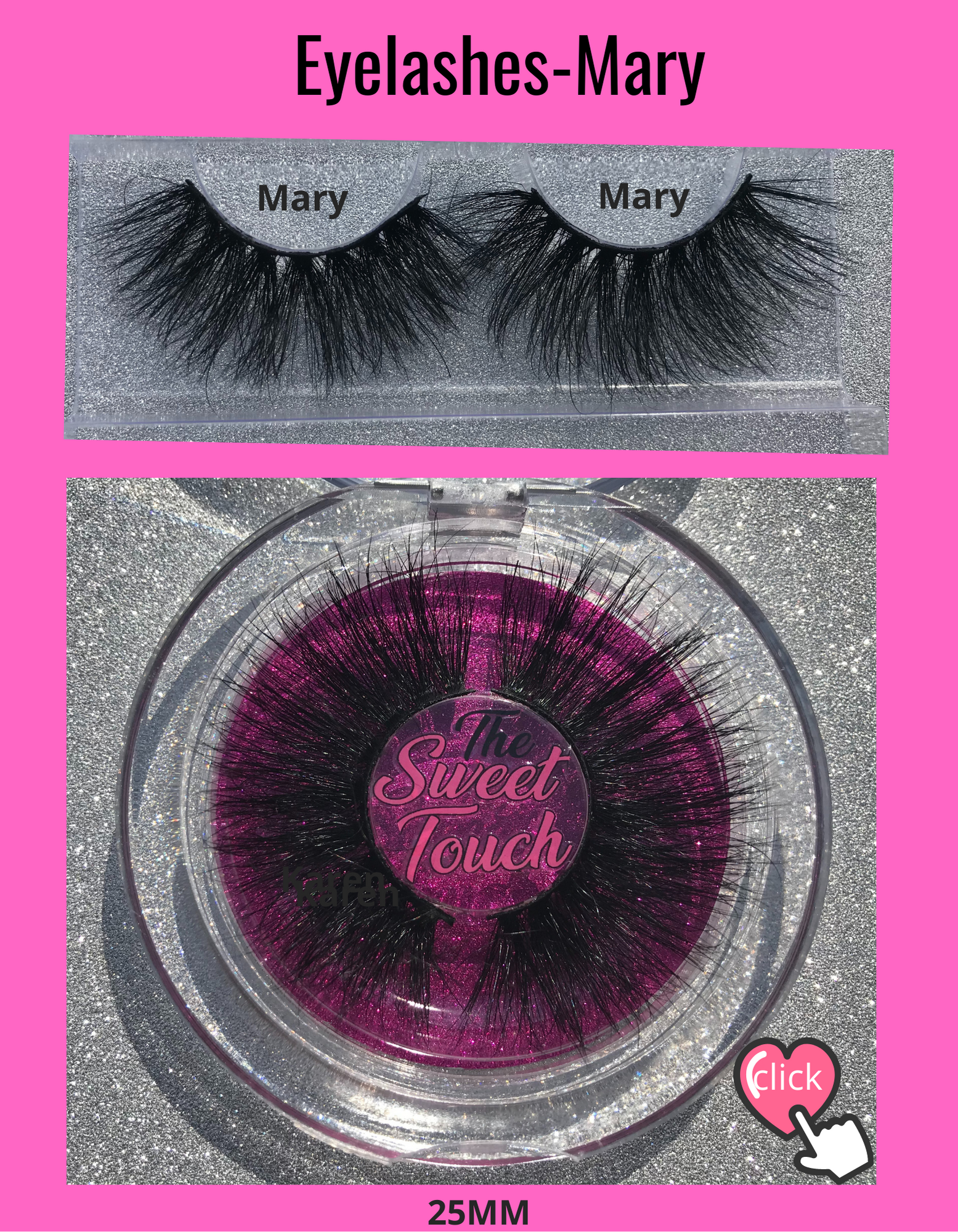 WHOLESALE - EYELASHES 25MM