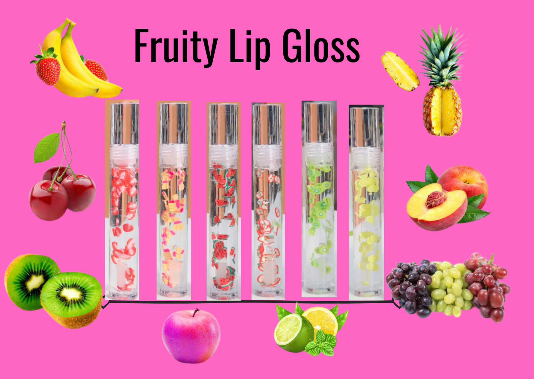 WHOLESALE Lip Gloss - Clear Wand Tubes- no logo