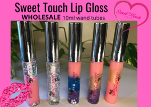 WHOLESALE - Lip Gloss Swirl - Silver or Gold Wand - no logo