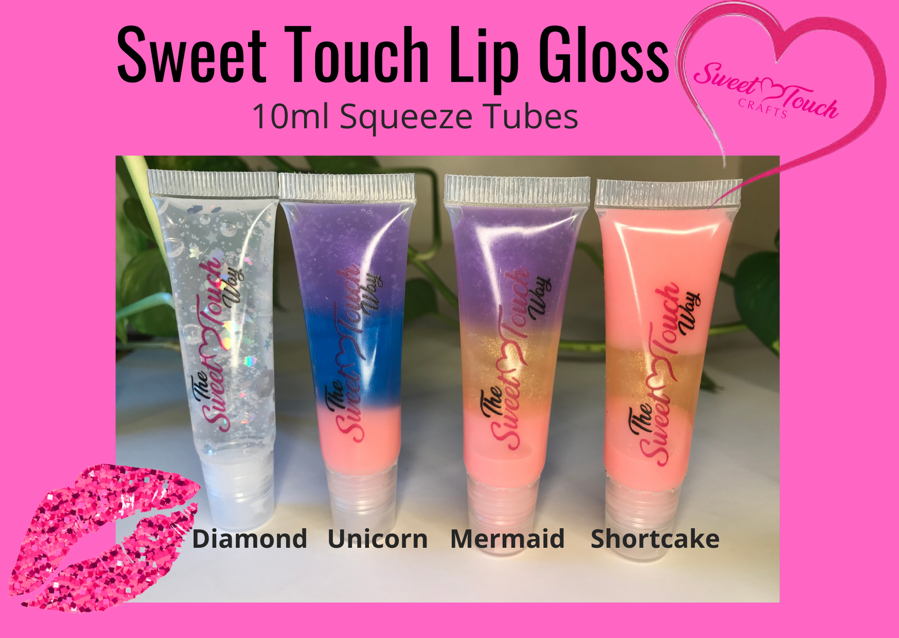 WHOLESALE Sweet Touch Signature Swirl squeeze tubes - no logo